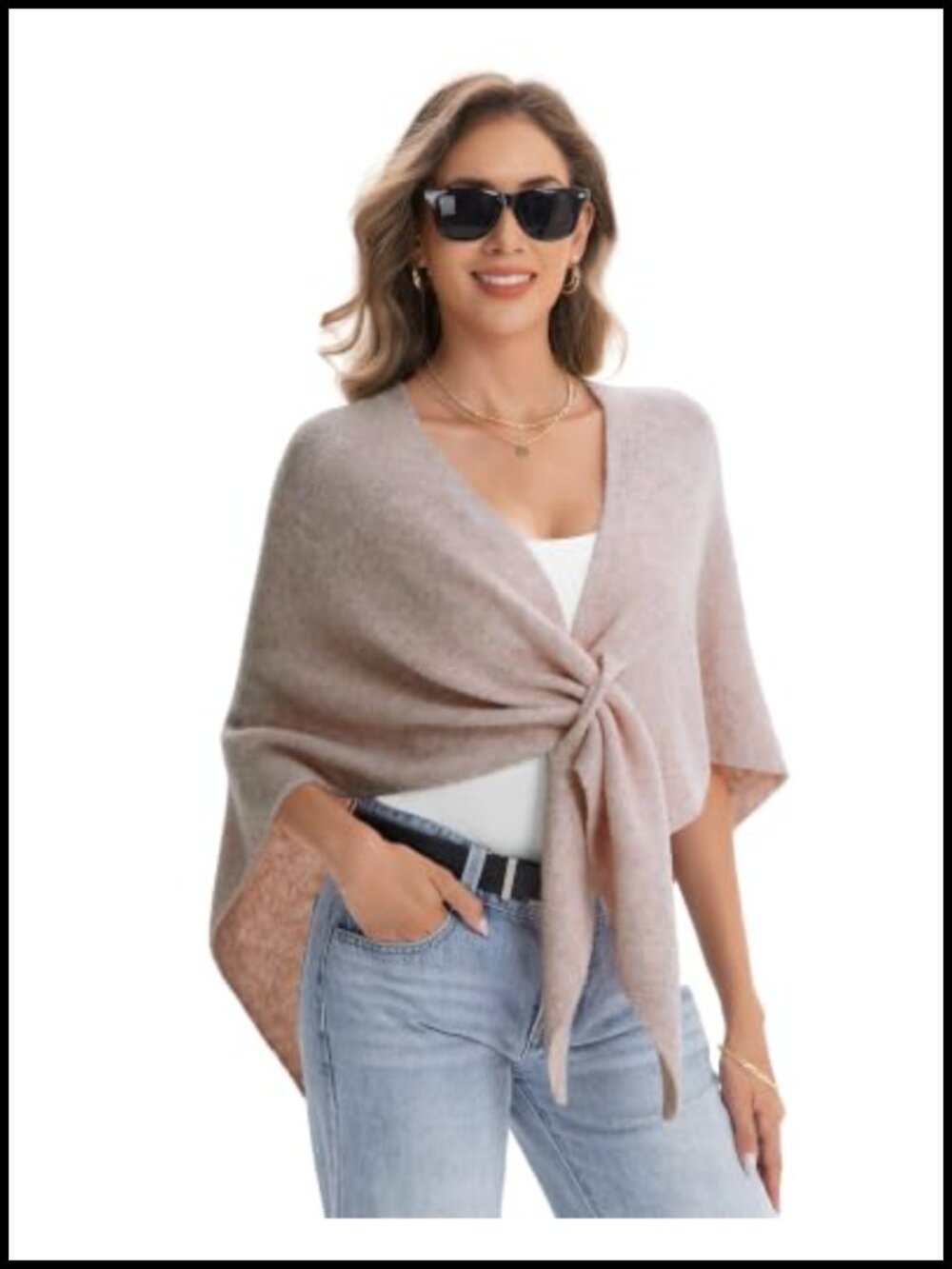 Pashmina Shawl Wrap Women Triangle Scarf Soft Lightweight Ruana